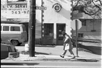 walking man on the street
